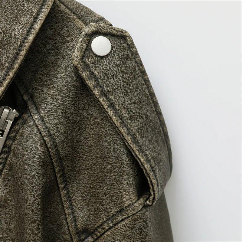 Fudus | Classic Retro Lederjacke Für Zeitlosen Stil