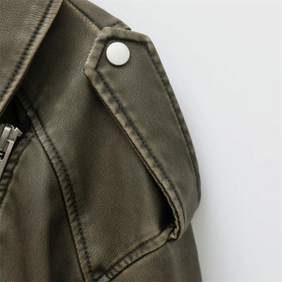 Fudus | Classic Retro Lederjacke Für Zeitlosen Stil