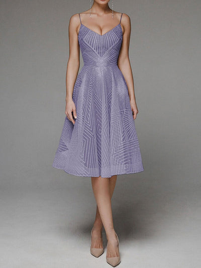 Elegantes A-Linien-Kleid | Spaghettiträger | Femininer Chic
