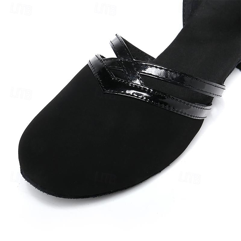 Elegante Damen Pumps mit Blockabsatz – Bequeme Riemchenschuhe in Schwarz, ideal für Büro und festliche Anlässe